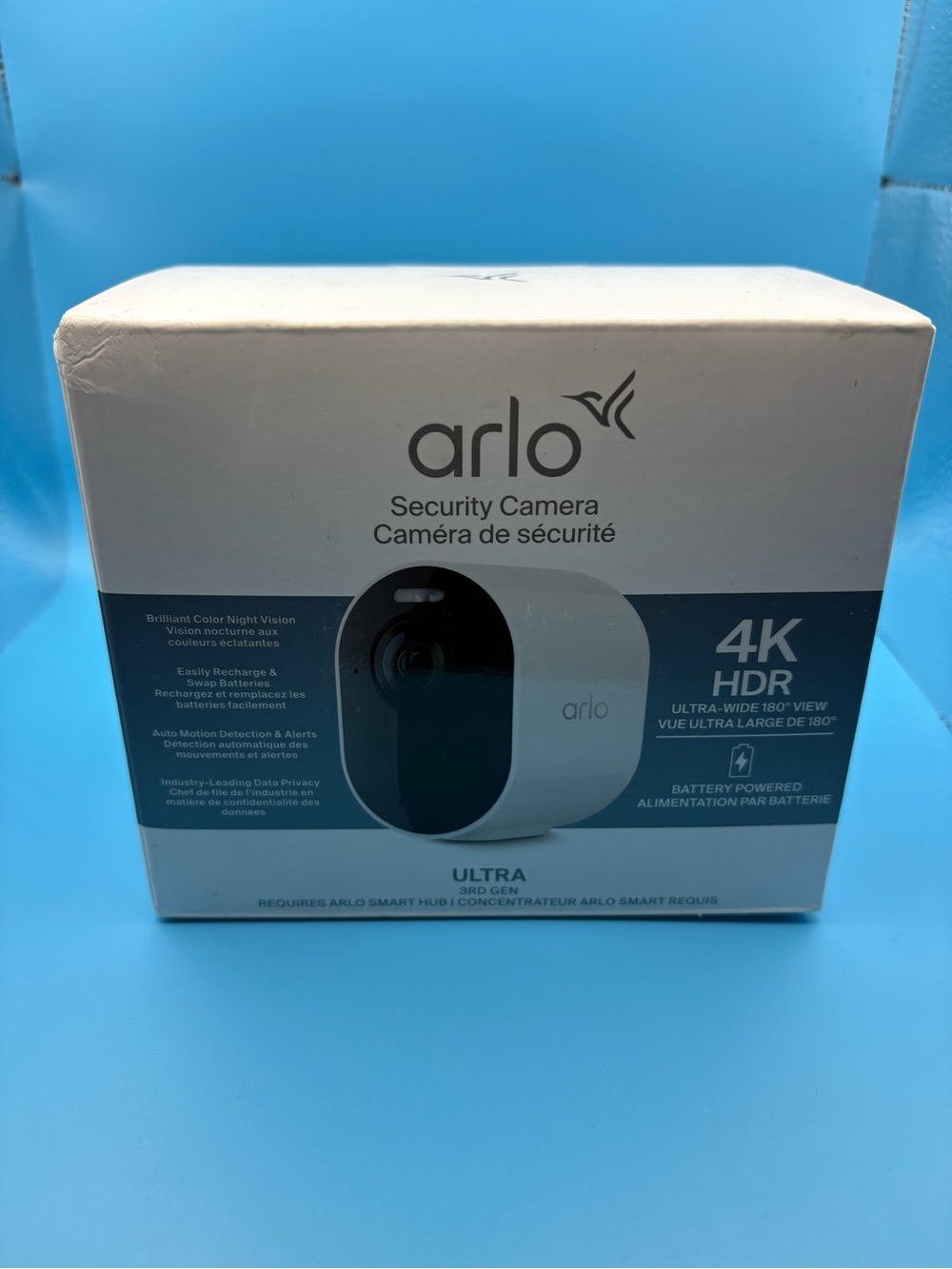 Arlo 4K HDR Security Camera - White